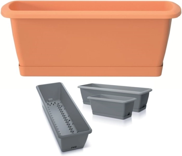 RESPANA EASYCARE 59,3 cm önöntöző rendszerrel ellátott balkonláda – terrakotta