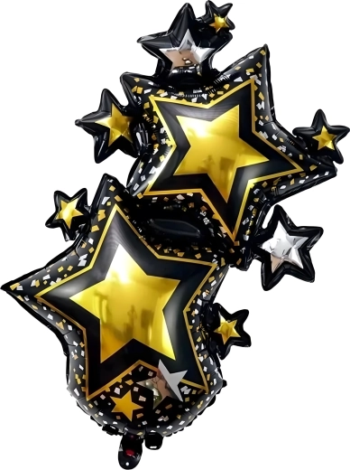 Happy Birthday születésnapi lufikészlet, nagy, 5 db