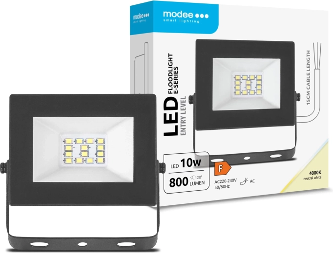 LED reflektor Modee E‑Series Slim 10 W, 800 lm, 120°, semleges fehér 4000 K