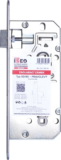 ISEO 90/50/22 süllyesztett WC zár