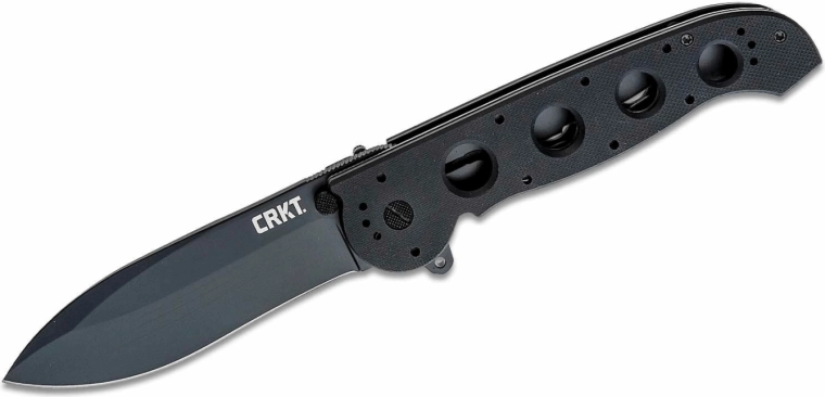 CRKT M21-04G fekete taktikai zsebkés 9,8 cm, G10