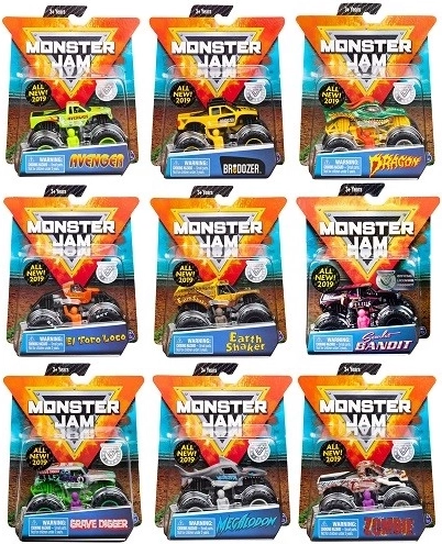 Monster Jam gyűjthető fém monster truck modell 1:64, assort