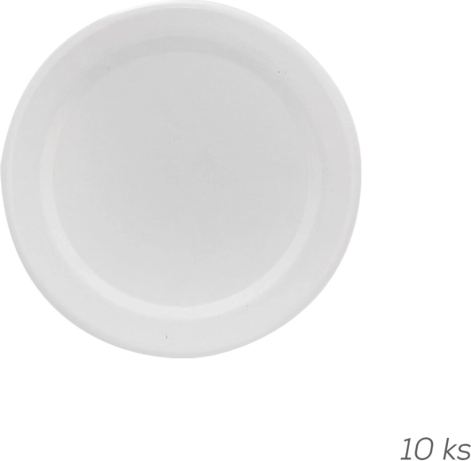 Fehér fém befőttes tetők TO 58 (10 db)