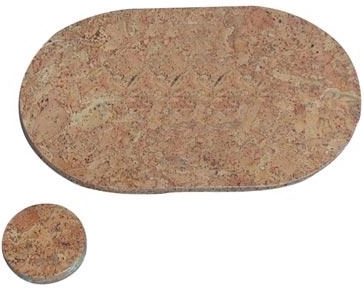 Parafa kör alakú alátét 10 cm, sima (6 db)