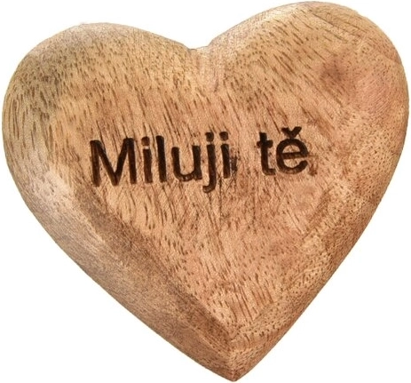 Mango szív „Szeretlek” felirattal