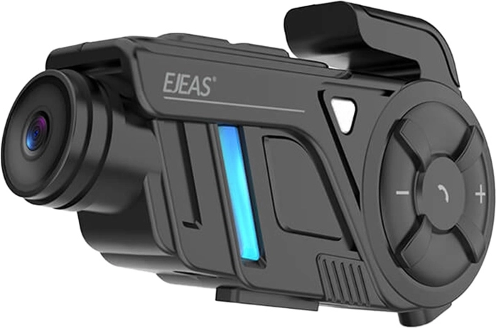 EJEAS K1 Pro+ motoros interkom kamerával és rögzítővel