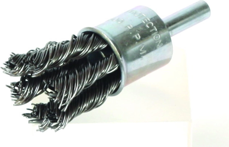 FESTA 19 mm-es végkeféje 0,5 mm-es acélhuzallal, szárral