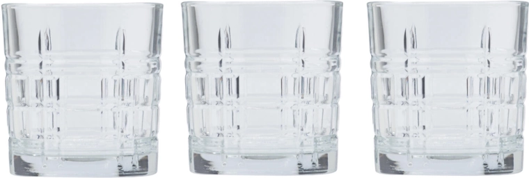 BRIT 325 ml alacsony pohár, 3 darabos készlet
