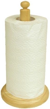 Bükkfából készült konyhai papírtörlő-állvány, 31,5 cm