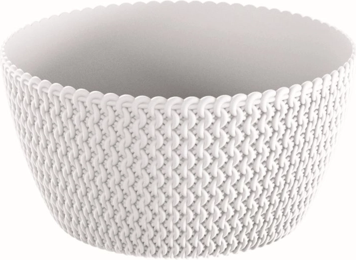 Splofy virágtál 23,6 cm fehér