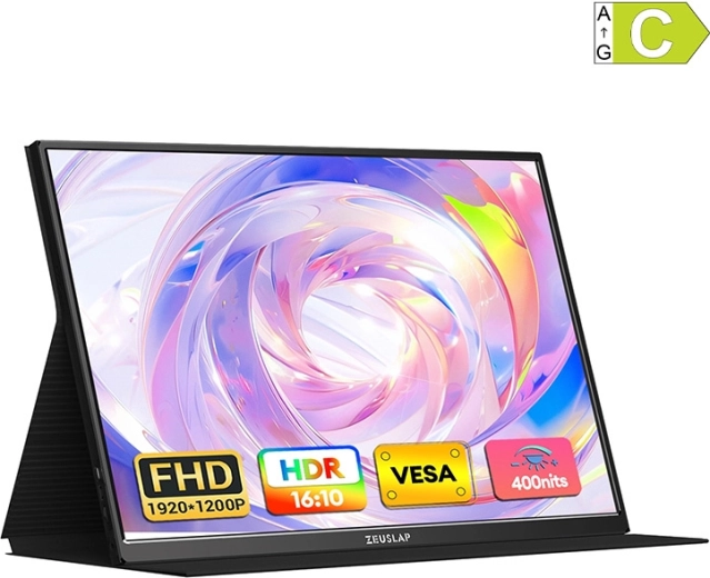 Zeuslap P16 hordozható 16"-os monitor