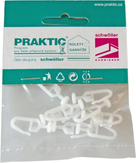 Műanyag függönycsúszkák, 10 db