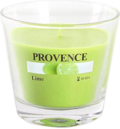 Illatgyertya üvegben PROVENCE lime 35 óra