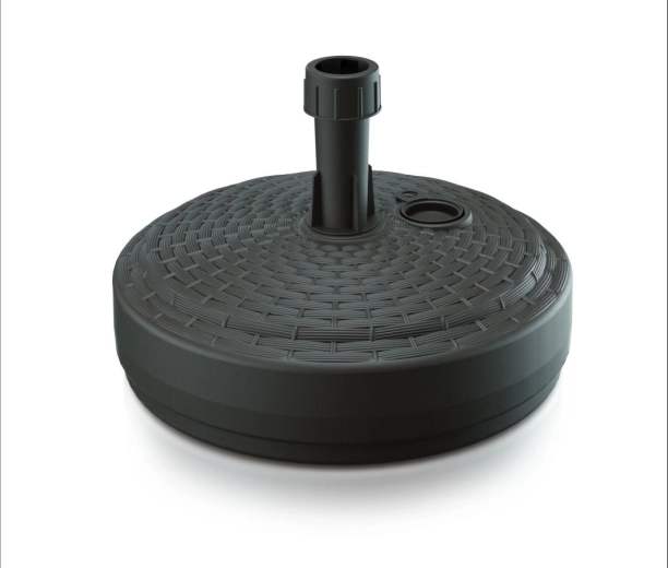 UMBRELLA napernyőtalp 39 cm, umbra szín, rattan hatás