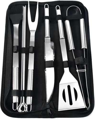 Ag666g grillező készlet 10 db hordtáska