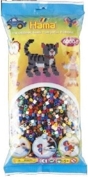 Vasalható gyöngyök Hama MIDI színes 6000 db