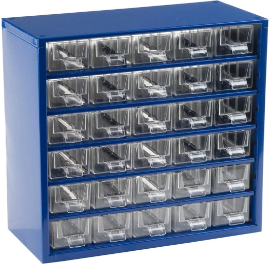 Fém műhelyszekrény 30 kis fiókkal 30,5 × 28 × 15,5 cm TOKOZ