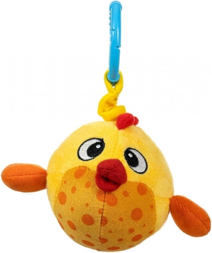 Függeszthető plüss halacska Baby Fish – sárga