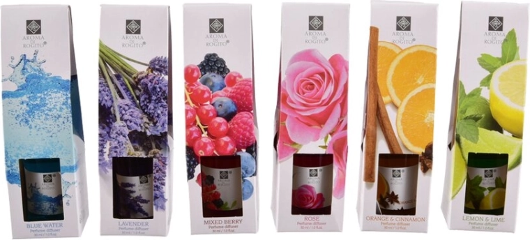 Aroma diffúzor beltérbe 30 ml – 6 változat vegyesen