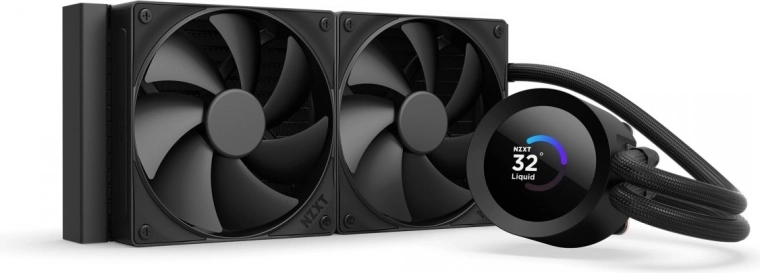 NZXT Kraken plus 240 LCD fekete