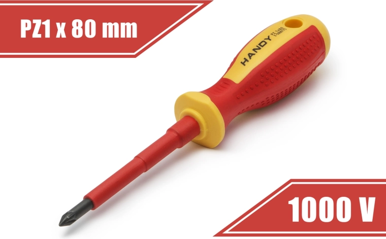 Szigetelt PZ1 csavarhúzó × 80 mm