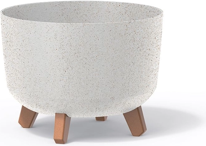 Gracia Standard Eco Wood virágtartó 33,9 cm – fehér