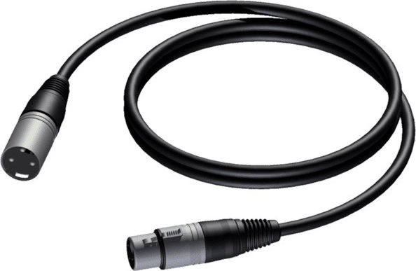 Szimmetrikus mikrofonkábel XLR (apa) – XLR (anya) 5 m CLA901/5