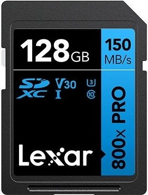 Professional 800x Pro 128 GB SDXC UHS-I memória­kártya (olvasás akár 150 MB/s)