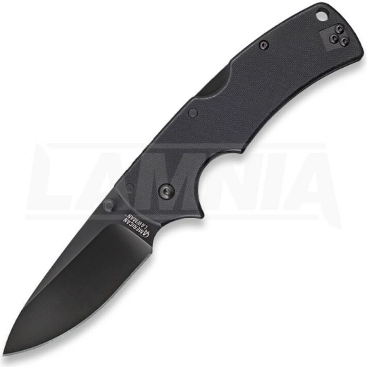 Cold Steel American Lawman – taktikai zsebkés 8,9 cm, fekete, G10