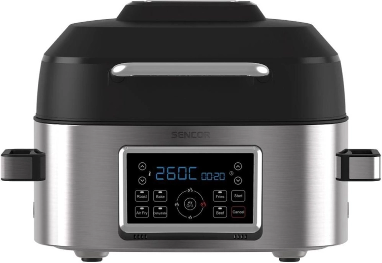 Multifunkciós forrólevegős fritőz és grill Sencor SBG 8900SS