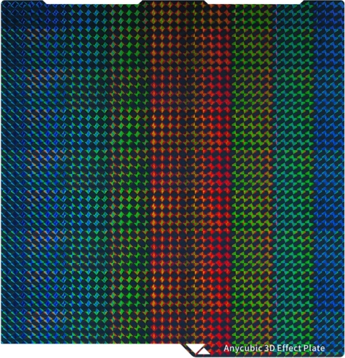 Kétoldalas 3D nyomtatólemez Phantom és Sphere hatással Anycubic Kobra 3 és Kobra 3 V2 modellekhez