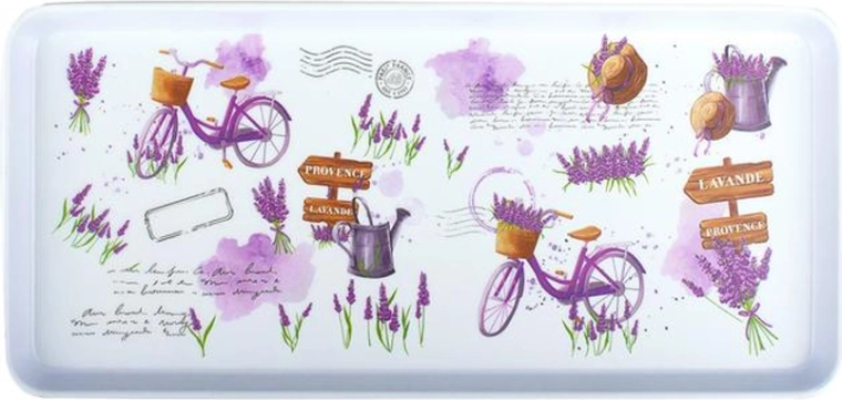 Tálalótál téglalap alakú Levendula 35 × 16,5 × 2,3 cm