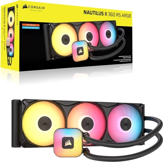 Nautilus II 360 RS ARGB 360 mm-es folyadékhűtéses processzorhűtő