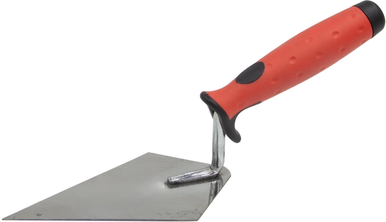 Rozsdamentes tetőfedő kanál 140 × 95 mm gumifogantyúval