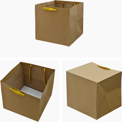 Ajándéktáska 28 × 30 × 30 cm — vegyes minták