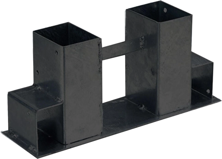 Tűzifaállvány – porszórt tartókeret 340 × 150 mm