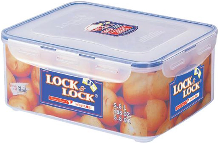 Lock téglalap alakú élelmiszertartó doboz 5,5 l