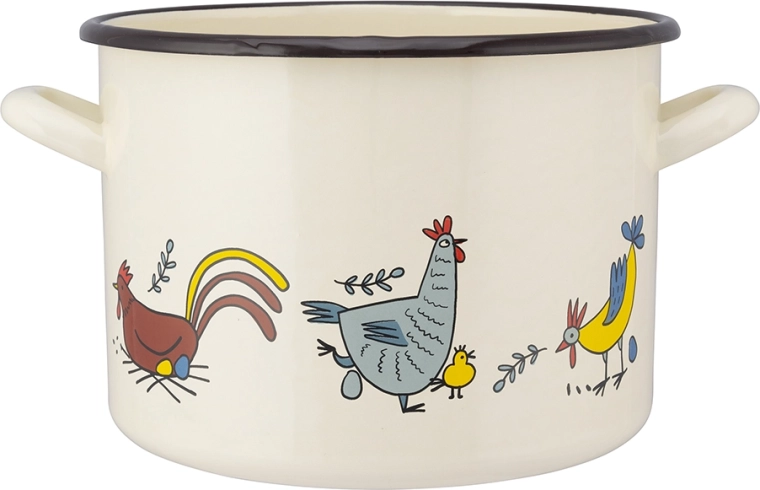 Klasszikus fazék fedővel Kurki 5,8 l, 22 cm