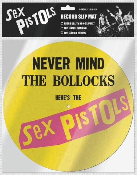 Lemezjátszó alátét Sex Pistols motívummal