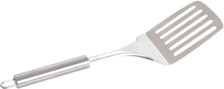 Rozsdamentes, lyukacsos lapát 33,5 cm akasztófüllel