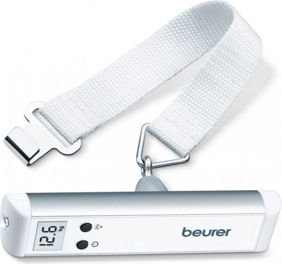 Cestovní poggyász mérleg zseblámpa funkcióval Beurer