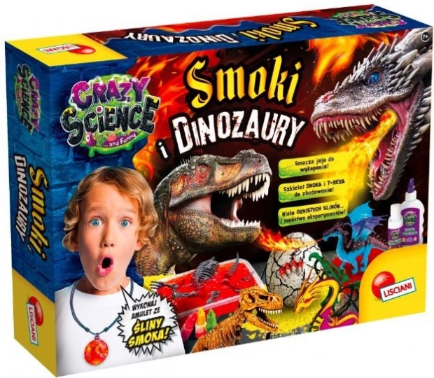 Crazy Science tudományos készlet – sárkányok és dinoszauruszok