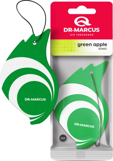 Dr. Marcus Sonic zöldalma illatú, függő autóillatosító