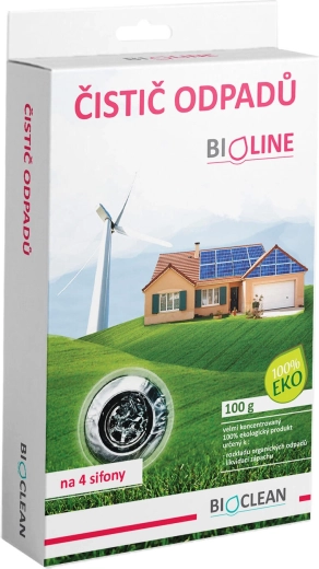 Bioline biológiai lefolyó- és szifontisztító 100 g