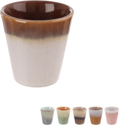 Kőedény espresso csésze 0,1 l fül nélkül (mázhatás mix)