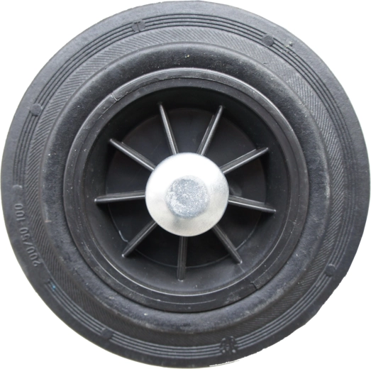 Tömör gumikerék molnárkocsira 200 mm