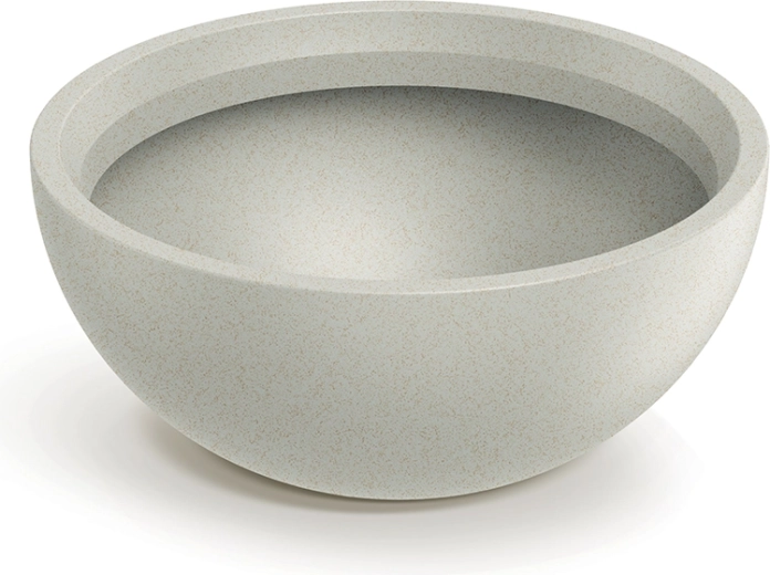 Molio Bowl virágtál 38 cm homokszín