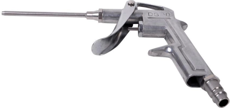 Lefúvató pisztoly hosszú fúvókával