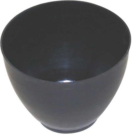 Kúpos gipsztál műanyagból és gumiból