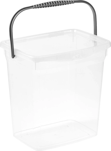 Átlátszó mosószeres doboz 18 × 23 × 24 cm